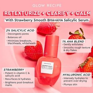 Glow recipe strawberry smooth BHA + AHA salicylic serum